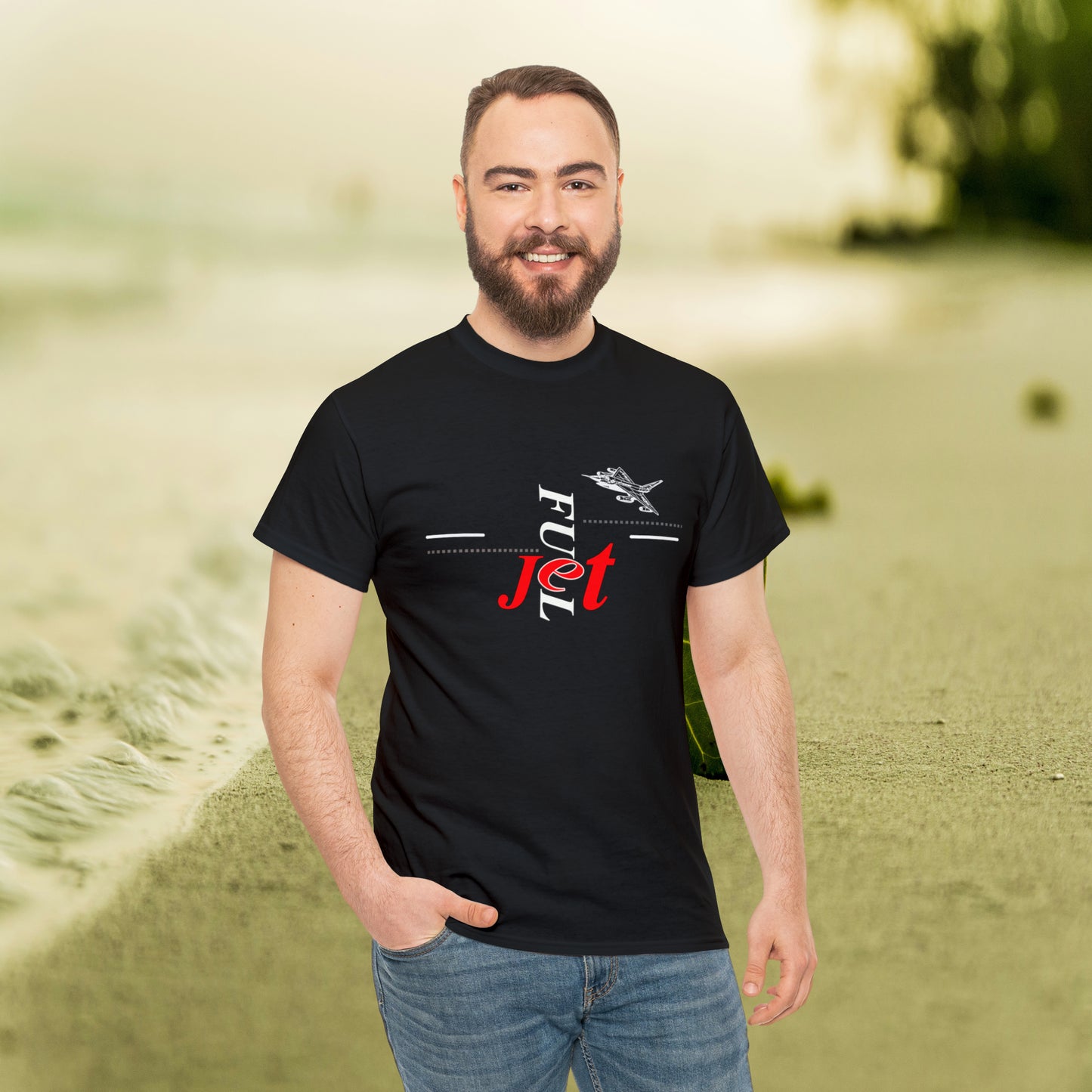 Jet Fuel Tee, T-shirt for Dad,  New Tee, Best Friends, Casual wear,Pilot Tee, Men's T-shirt, Gift T-shirt