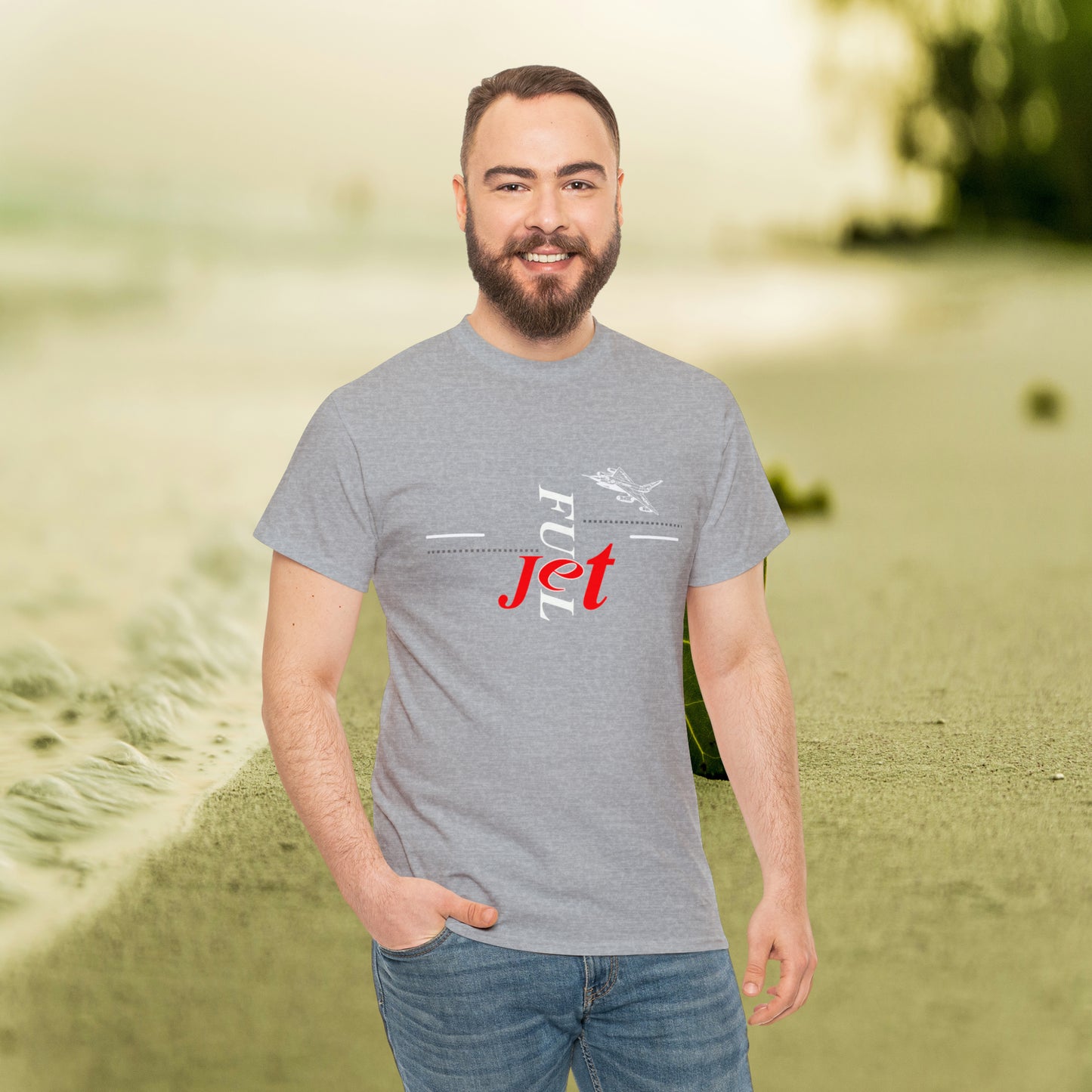 Jet Fuel Tee, T-shirt for Dad,  New Tee, Best Friends, Casual wear,Pilot Tee, Men's T-shirt, Gift T-shirt